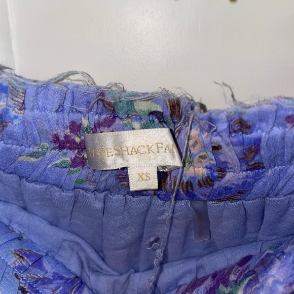 LoveShackFancy Abrielle Skirt - Heather Blue main image 0